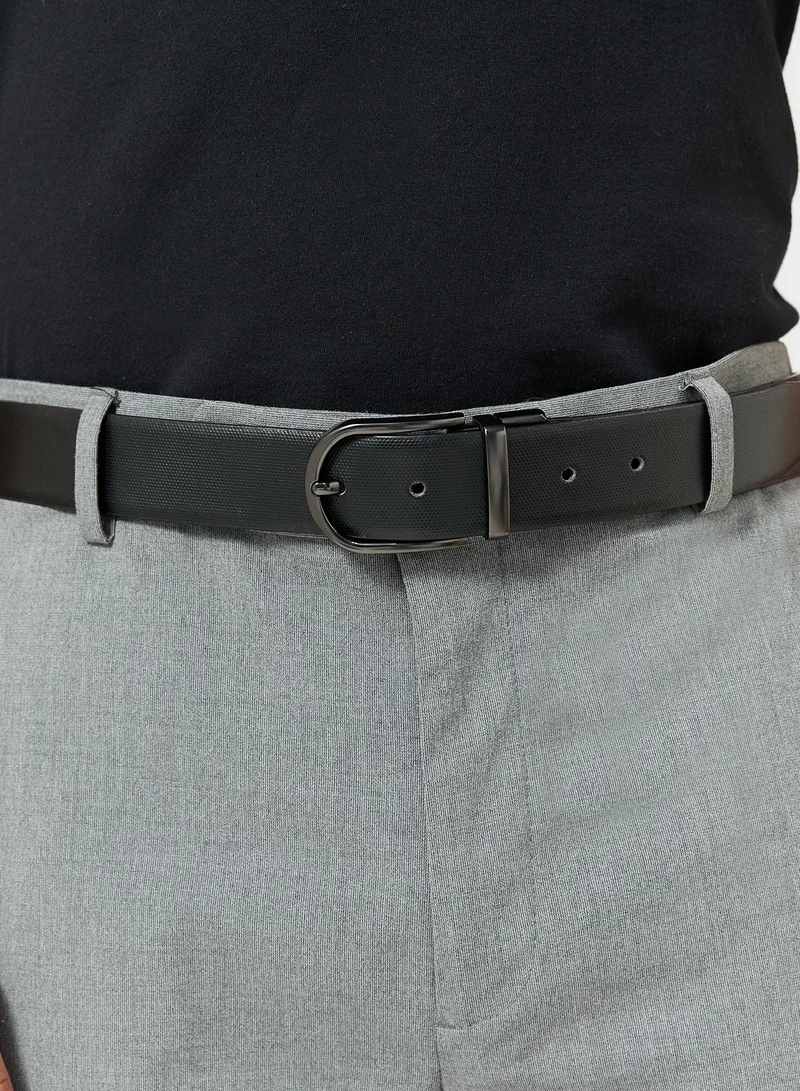 Robert Wood  Genuine Leather Reversible & Resizable Formal Belt for Men | Best Price UAE