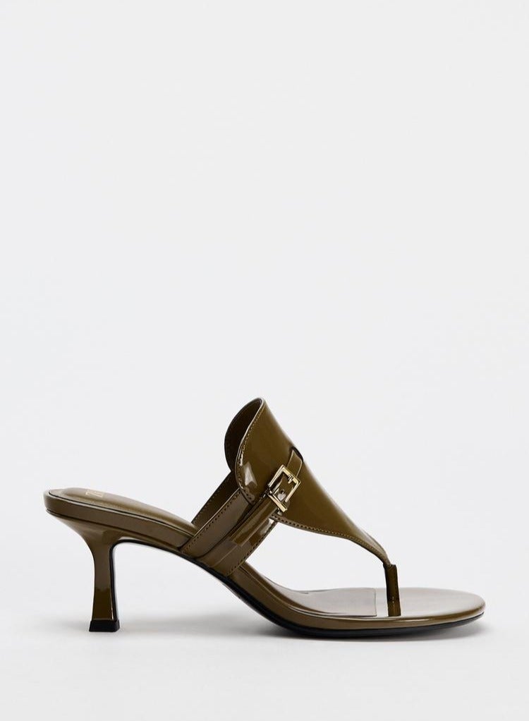 زارا صندل بكعب عالٍ مع مشبك - Image 1