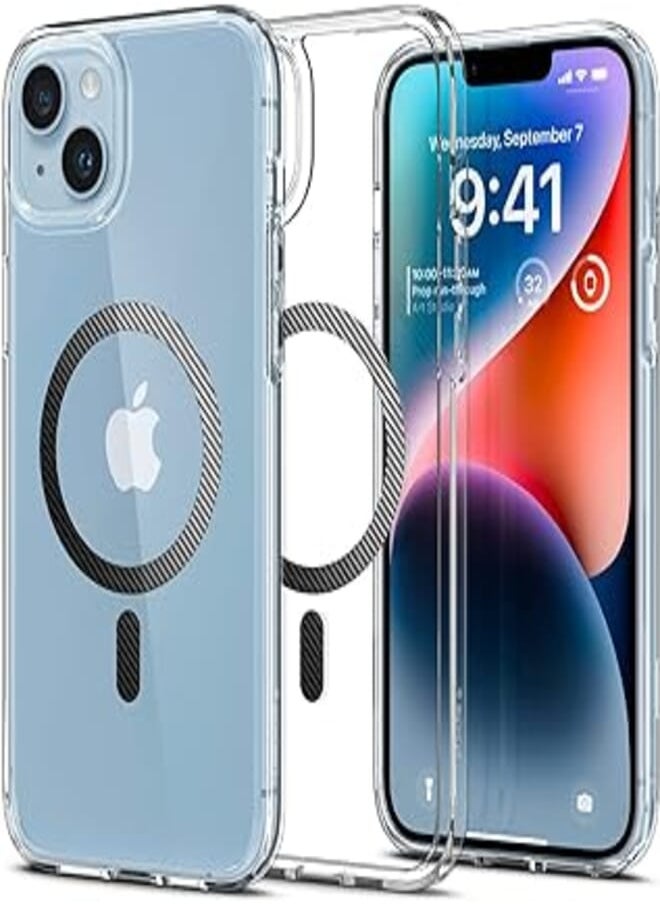 Spigen Ultra Hybrid MagFit [Long Lasting Clarity] [Military Grade Shockproof] Case Compatible with iPhone 14 Plus - Carbon Fiber - pzsku/Z5BDED55121C052511EB2Z/45/_/1713736304/1dcdf7d9-8c26-49be-adb5-377bef1816c9