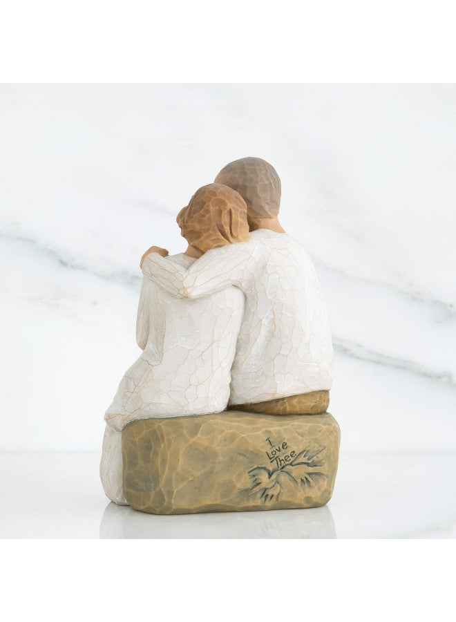 Willow Tree شجرة الصفصاف ذكرى سنوية، تمثال منحوت ومطلي باليد - Image 3