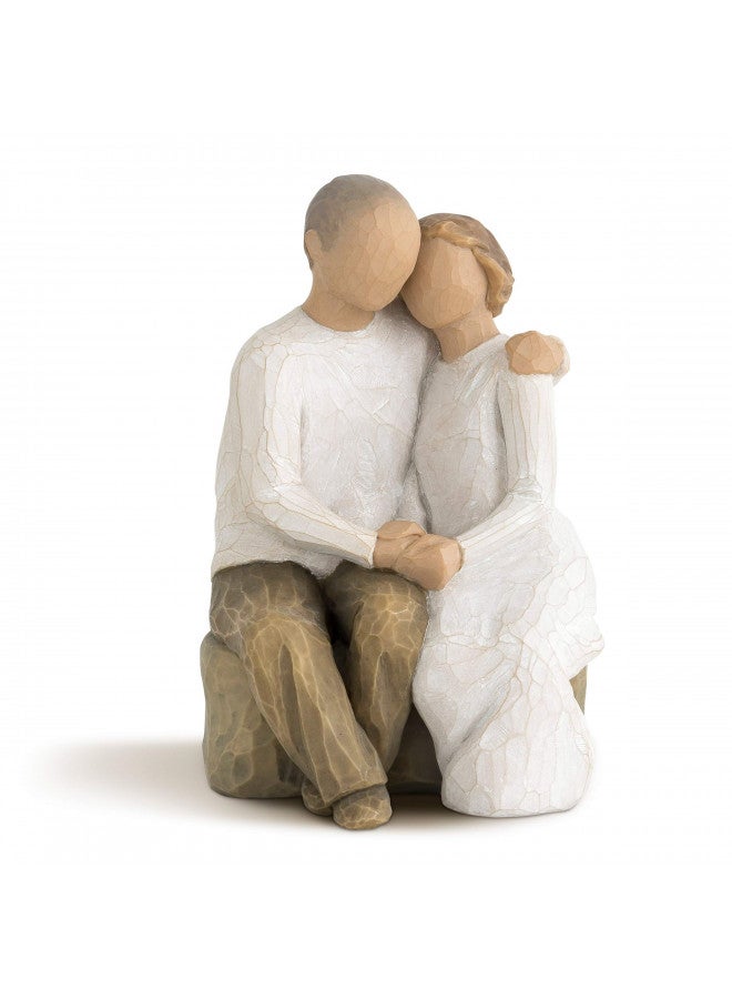 Willow Tree شجرة الصفصاف ذكرى سنوية، تمثال منحوت ومطلي باليد - Image 1