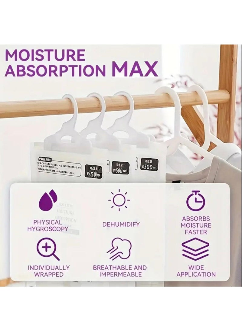 5-Pack Large Dehumidifier Bags, Moisture Absorber for Clothes - Image 4