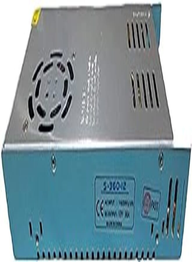 SMPS Power supply 12V/30A regulated (,engineering projects) not for car battery charger/inverter