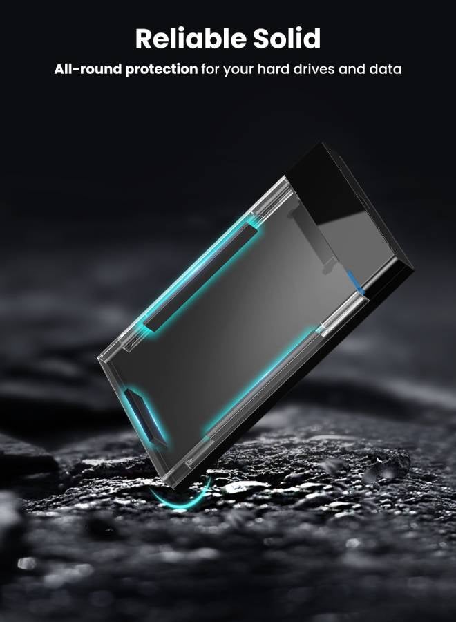 يو جرين Hard Drive Enclosure USB C USB 3.1 Gen 2 External Hard Disk Case Type C to SATA SDD Cover Adapter for 9.5mm 7mm 2.5 Inch SATA I II III PS4 6Gbps Fast Speed UASP - Image 4