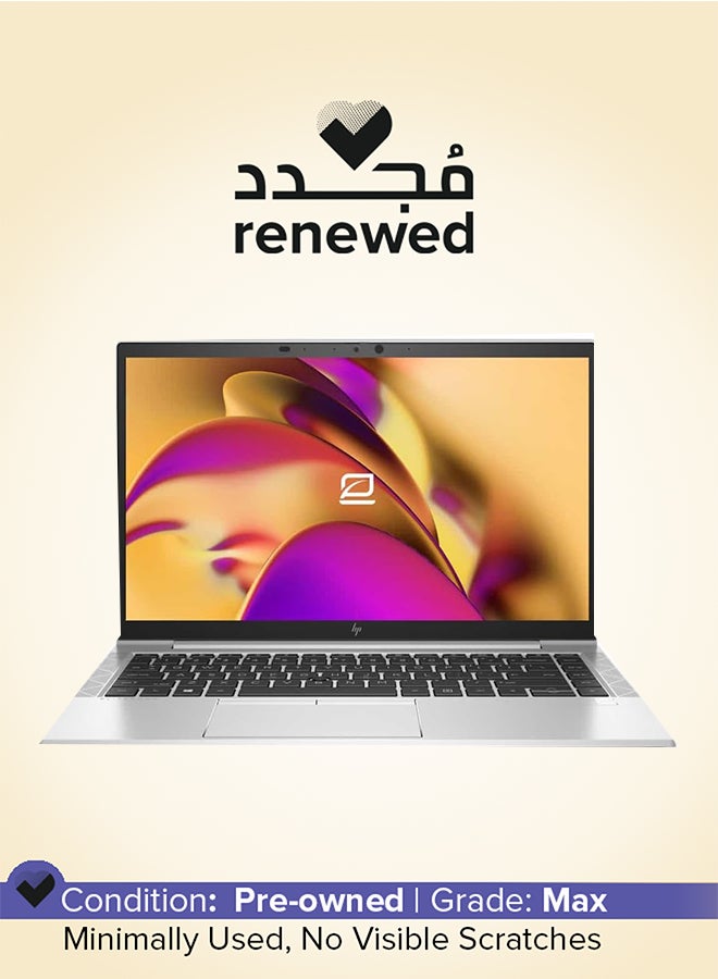 HP مجدد - لابتوب EliteBook 840 G7 بشاشة 14 بوصة بدقة Full HD، مع معالج Core i5/رباعي النواة/الجيل العاشر/ذاكرة RAM سعة 16GB/قرص SSD سعة 512GB/نظام Windows 10 Pro - Image 1