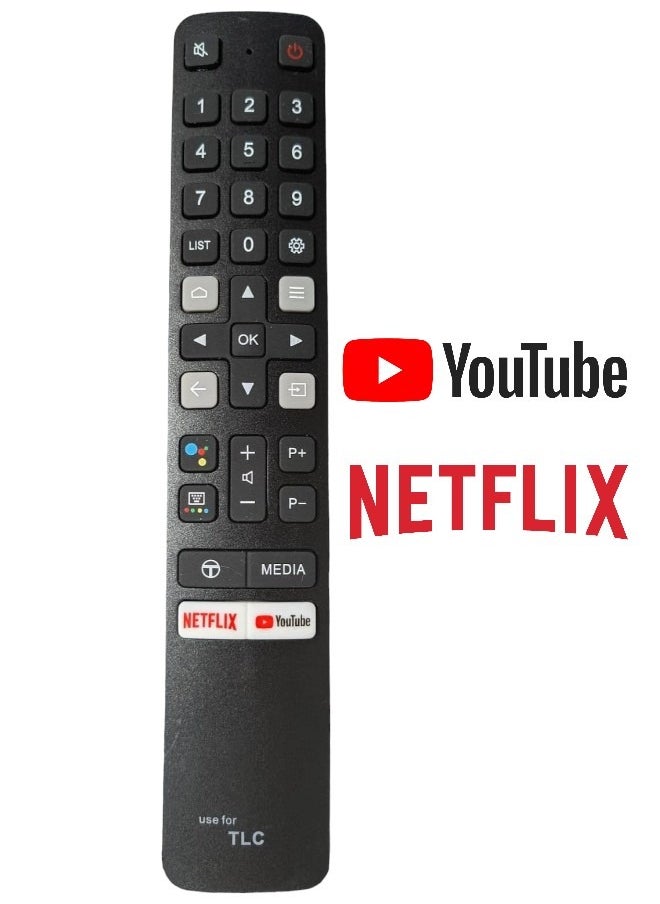 Generic Remote Control For TCL Smart, LCD, LED TV black  - Image 1