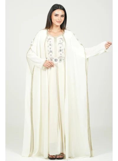 AL BENT AL SHARQIEH embroidered kaftan dress jalabia