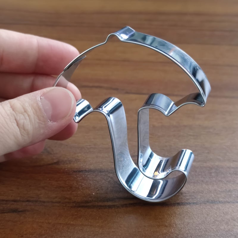 1pc Stainless Steel Umbrella Cookie Cutter Sugar Cookie Game Baking Mold - Image 5