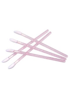 g2plus 300Pcs Glitter Crystal Lip Brush Disposable Lip Brushes Lip Gloss Applicators Lipstick Gloss Wands Applicator Perfect Makeup Tool Kits (Pink)  - Image 5