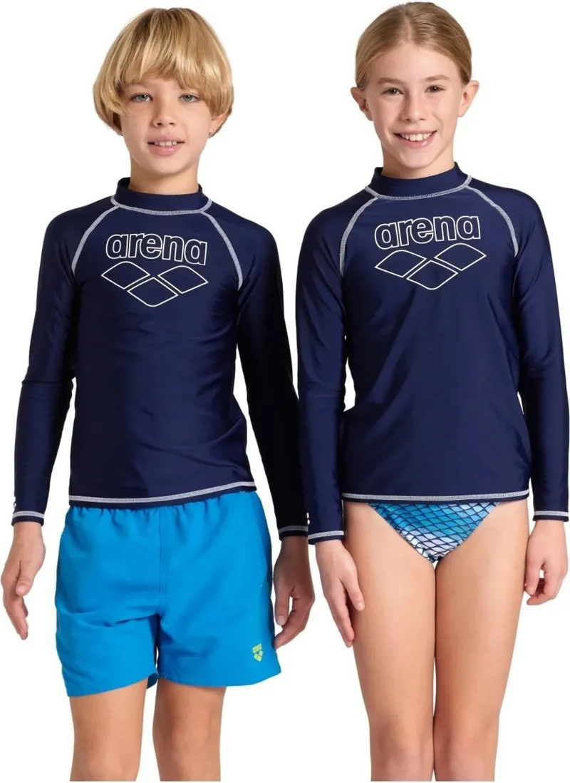 arena 006296710 Rash Vest L/s Graphic Boy's Swim T-Shirt