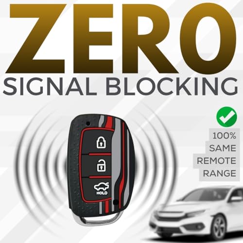 KEYCEPT Tristar Key Cover for Hyun-dai Grand i10 NIOS Asta| Venue| i20| Aura| Creta| Exter| i20 Elite| Verna 4s| i20 Active| Venue Sx| Elantra 3 Button Smart Key with Keychain. (Type 2, Black) - Image 3
