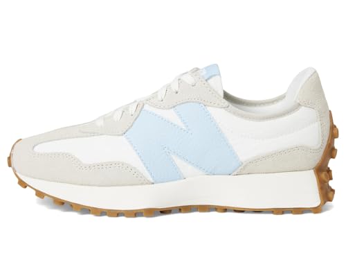 New Balance Womens 327 Timberwolf/Sea Salt/Light Chrome Blue (Women 7.5 Medium) - Image 4