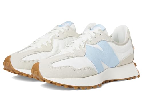 New Balance Womens 327 Timberwolf/Sea Salt/Light Chrome Blue (Women 7.5 Medium) - Image 1