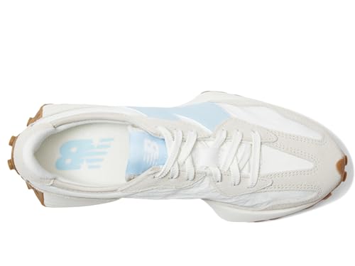 New Balance Womens 327 Timberwolf/Sea Salt/Light Chrome Blue (Women 7.5 Medium) - Image 2