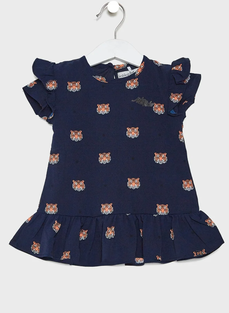 كوكو نوكو Kids Printed Dress