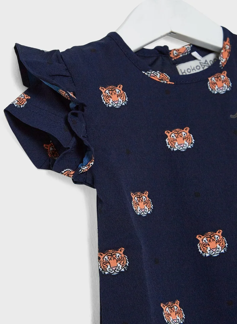 كوكو نوكو Kids Printed Dress