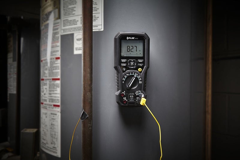 Flir مقياس متعدد FLIR DM90 RMS حقيقي صناعي أسود - Image 4