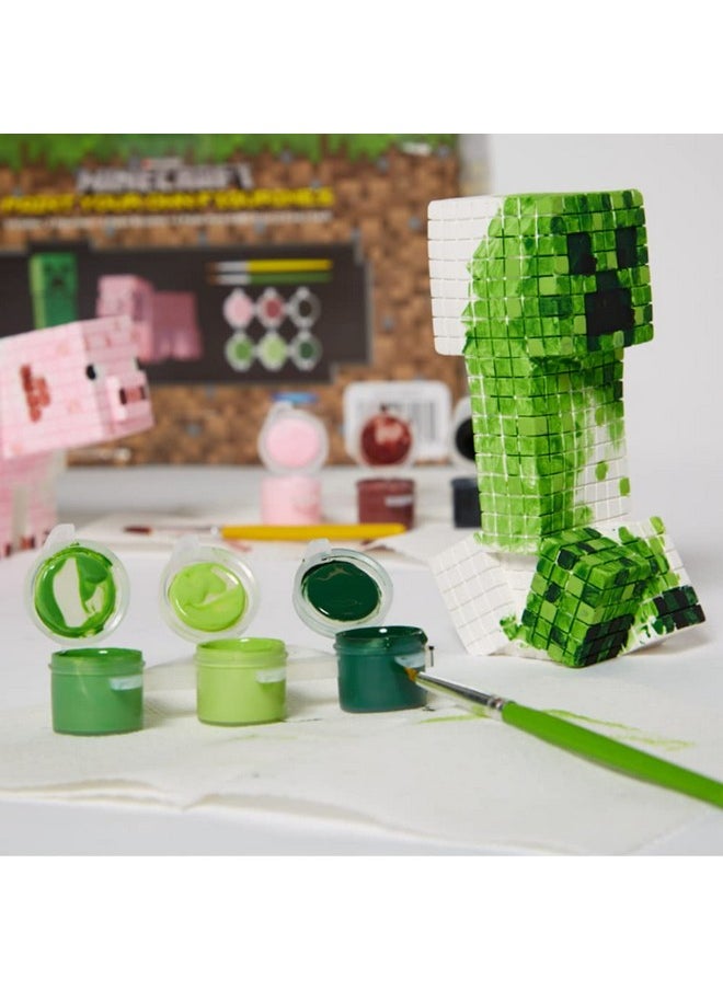 Innovative Designs - Minecraft Paint Your Own Figurines Arts And Crafts Set For Boys And Girls - Image 1
