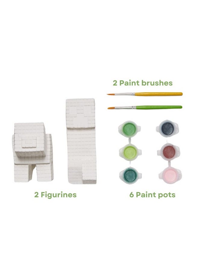 Innovative Designs - Minecraft Paint Your Own Figurines Arts And Crafts Set For Boys And Girls - Image 1