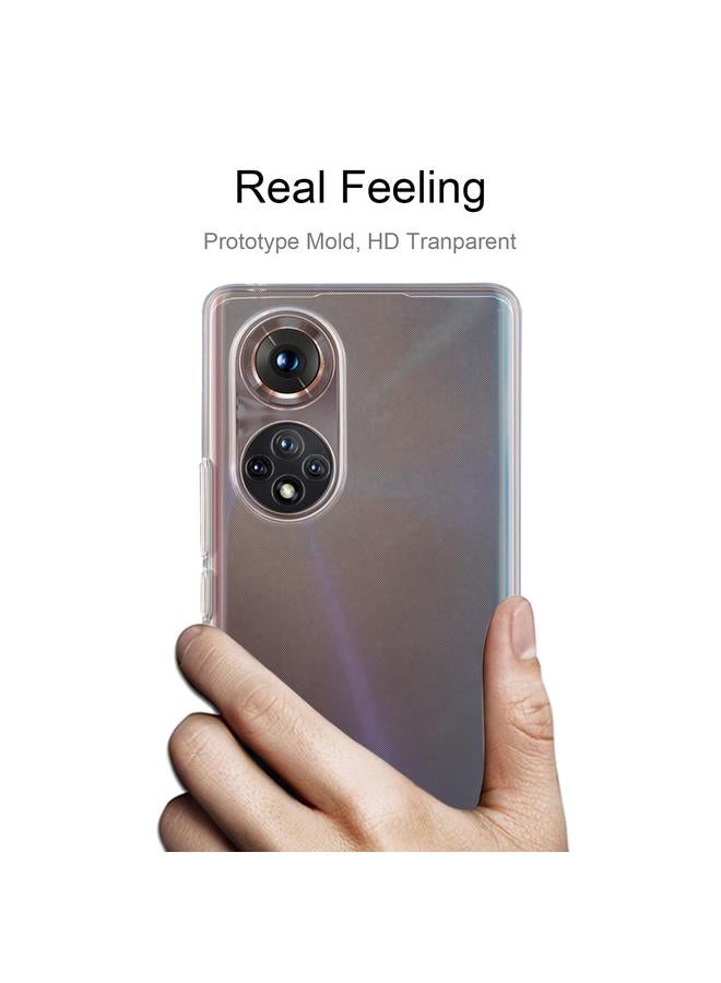زبون جراب لهاتف Honor 50، جراب واقٍ ناعم شفاف فائق النحافة مصنوع من مادة TPU بسمك 0.75 مم - Image 3