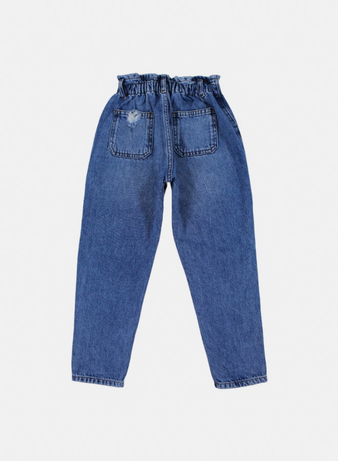 Solang Girls Dark Wash Stretch Jeans - Image 2