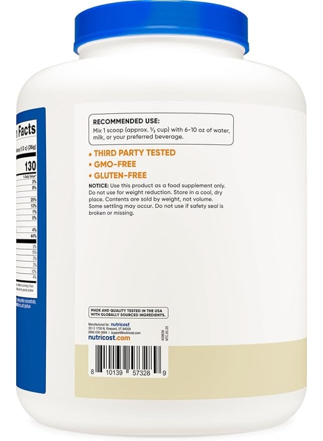 نوتريكوست، مركز بروتين مصل اللبن، بنكهة الفانيليا، 5 أرطال (2268 غرام) - Image 3