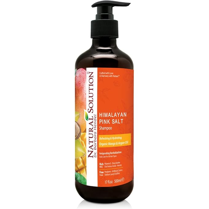 Natural Solution Organic Argan Oil Shampoo â€“ Refreshing, Hydrating, and Extra Nourishing Daily Care for All Hair Types, 17 oz for healthy, vibrant hair