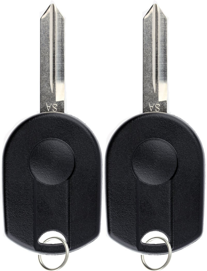 KeylessOption Keyless Entry Remote Control Fob Uncut Blank Ignition Car Key Remote Start for CWTWB1U793 (Pack of 2) - Image 2