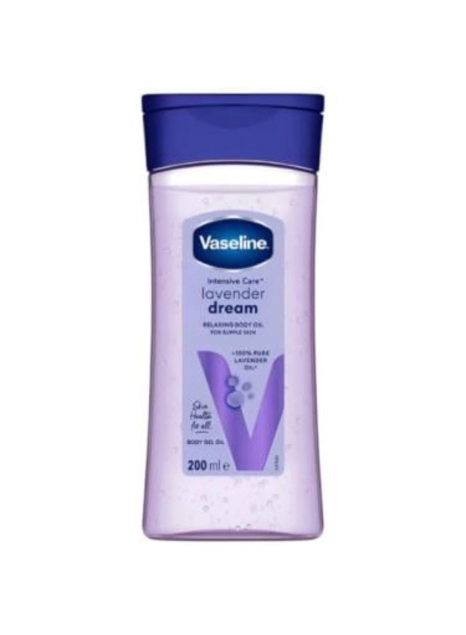 Vaseline Intensive Care Lavender Dream Relaxing Body Gel Oil, 200 ml