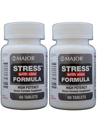 Stress Tab With Zinc High Potency Stress Formula With B Vitamins C+E Plus Antioxidants And Zinc For Immune Support 60 Tablets Per Bottle Pack Of 2 Total 120 Tablets - pzsku/Z5BE0366611A8F4C2193FZ/45/_/1690363908/0df41326-71c8-4264-a47a-6d90b5589444