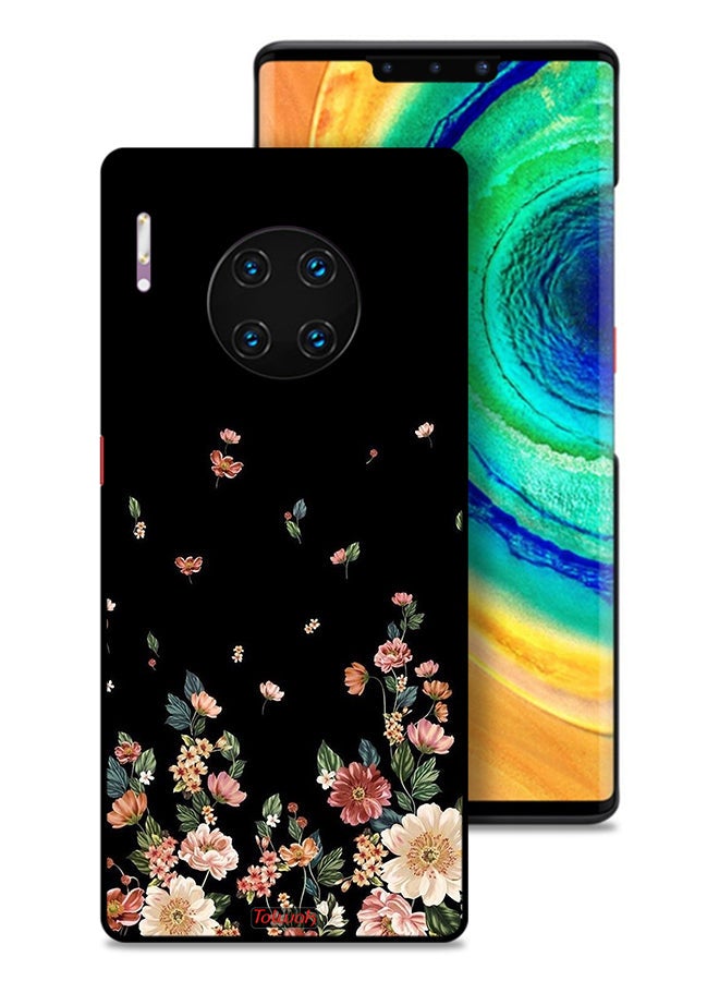 Tolwak Huawei Mate 30 Pro 5G Protective Case Cover Small Flowers In Bottom - Image 1