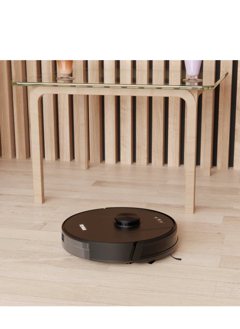 Tesla - Smart Robot Vacuum Cleaner Laser AI200 with Wet Wipe Function & Powerful Suction & Works with Google, Alexa and Tesla Home App - Image 1