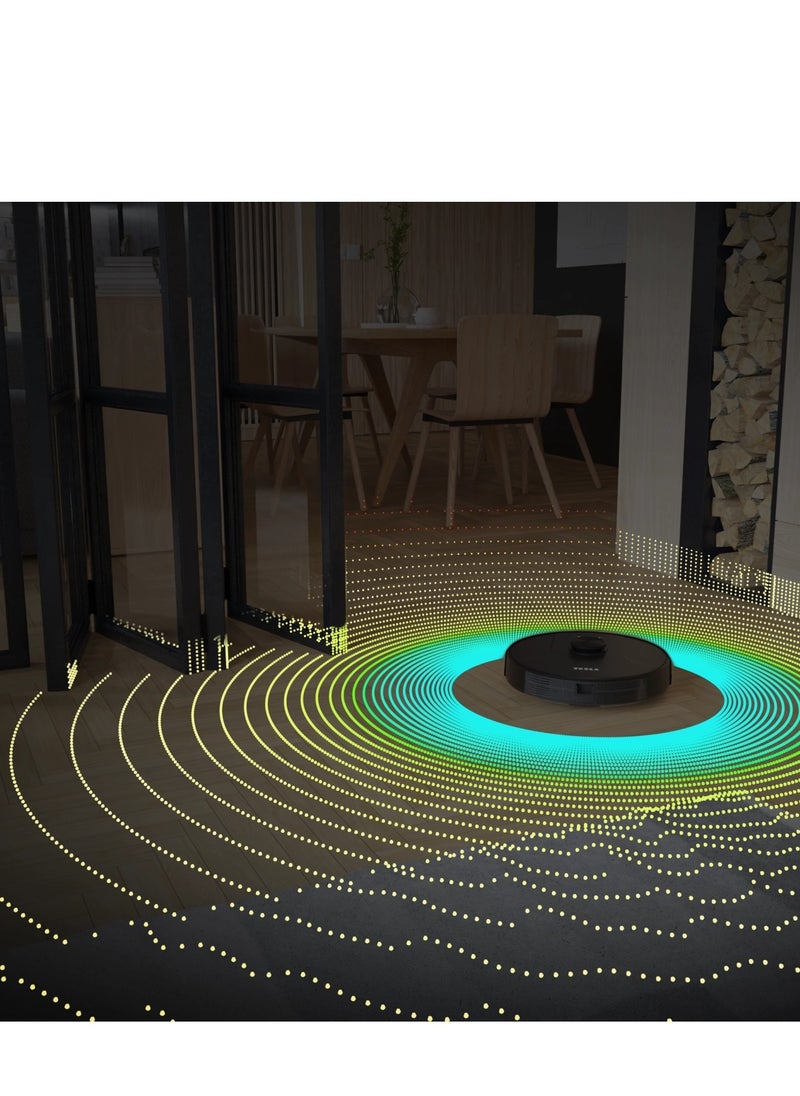 Tesla - Smart Robot Vacuum Cleaner Laser AI200 with Wet Wipe Function & Powerful Suction & Works with Google, Alexa and Tesla Home App - Image 1