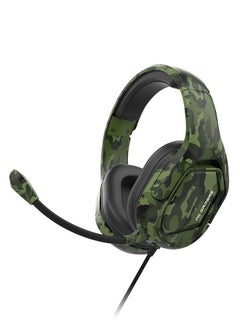 INK GAMERS GX500 Premium Over Ear Wired Gaming Headset for PS4/PS5/XBox/Switch/PC - Green Camouflage  - Image 1