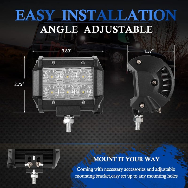 BUNKER INDUST بودات إضاءة LED 18 واط من BUNKER INDUST عدد 8 - Image 4