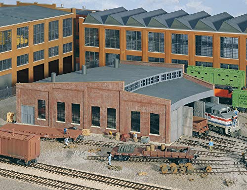 Walthers Cornerstone HO Scale Model Roundhouse 8 - Image 5
