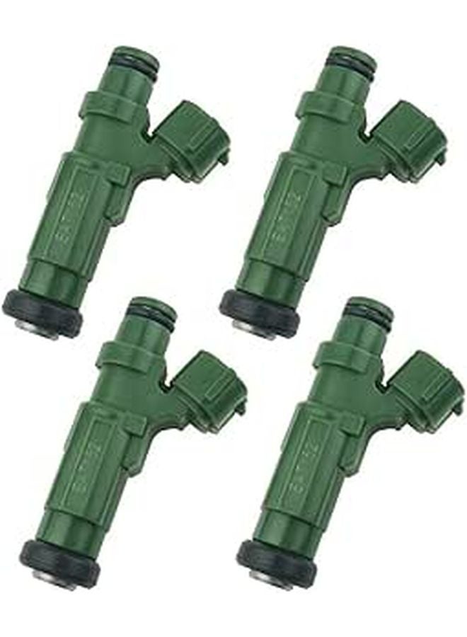 Green Fuel Injector 4Pcs 63P1376101 New Version For Outboard 4T Motors - Image 1