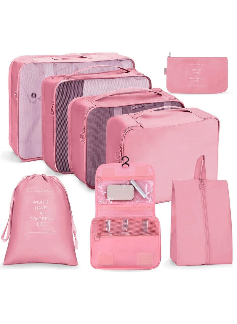 DubaiGallery 8Pcs Packing Cubes for Storage Luggage Packing Cube Organizer Travel Packing Cubes Set for Travel - Image 2