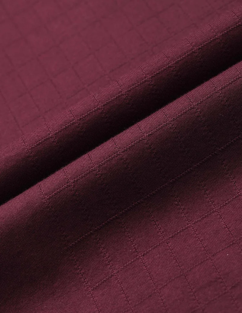 Arrow Textured Pure Cotton Night Is Young Polo Shirt