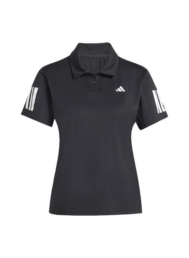 Adidas Club Polo Black Tennis Polo Shirts For Women XS