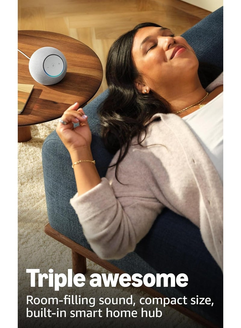 Amazon Ev دوت ماكس (أحدث طراز)، مكبر صوت يدعم الذكاء الاسطناعي بصوت يملأ الغرفة ومركز تحكم منزلي ذكي مدمج، مع إمكانية الوصول المبكر إلى ألمساعد الذكي بلس - Image 3