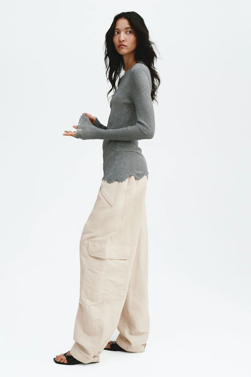 H&M Oversized cargo trousers