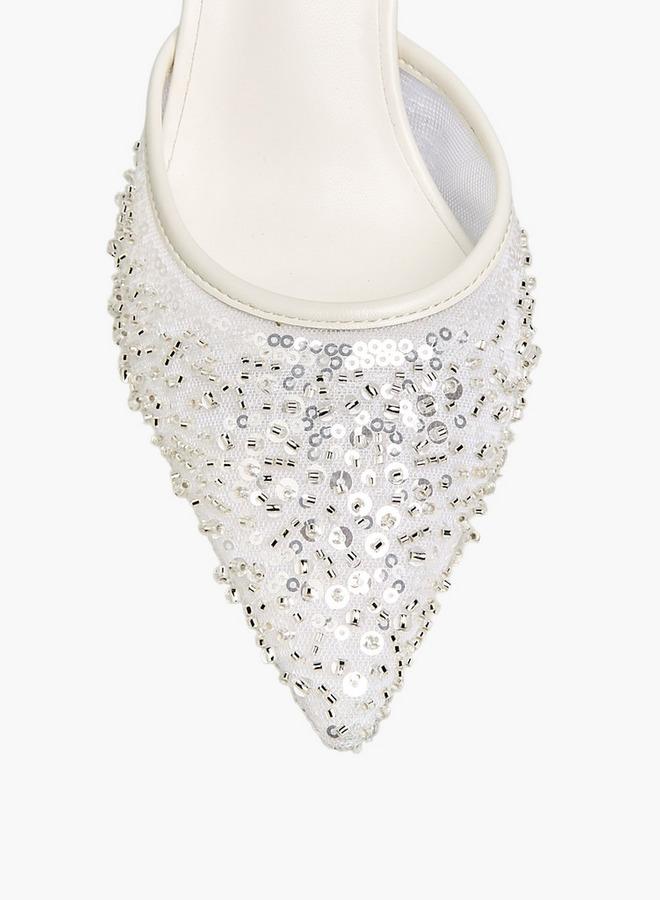 Flora Bella By Shoexpress Flora Bella Women Embellished Slingback Shoes Ramadan Collection - Image 4