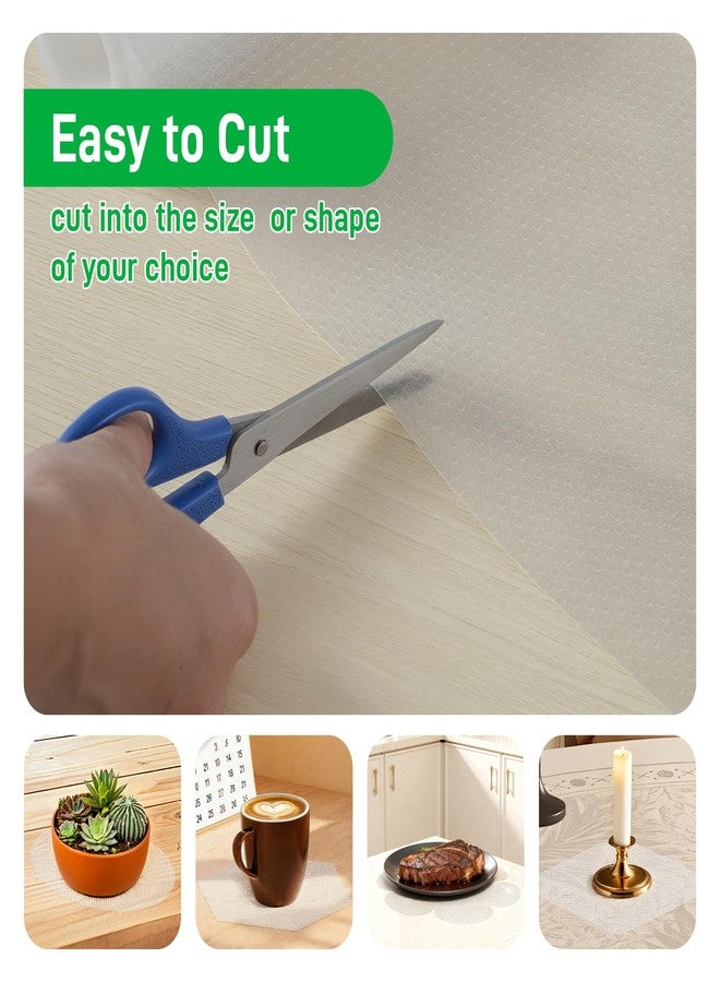 Bozenu Cabinet Drawer Shelf Liner, 11.8 Inch x 19.6 FT Washable Shelf Liners for Kitchen Cabinets Non-Adhesive, Kitchen Drawer Refrigerator Cabinet Liners for Shelves Dresser - Image 5