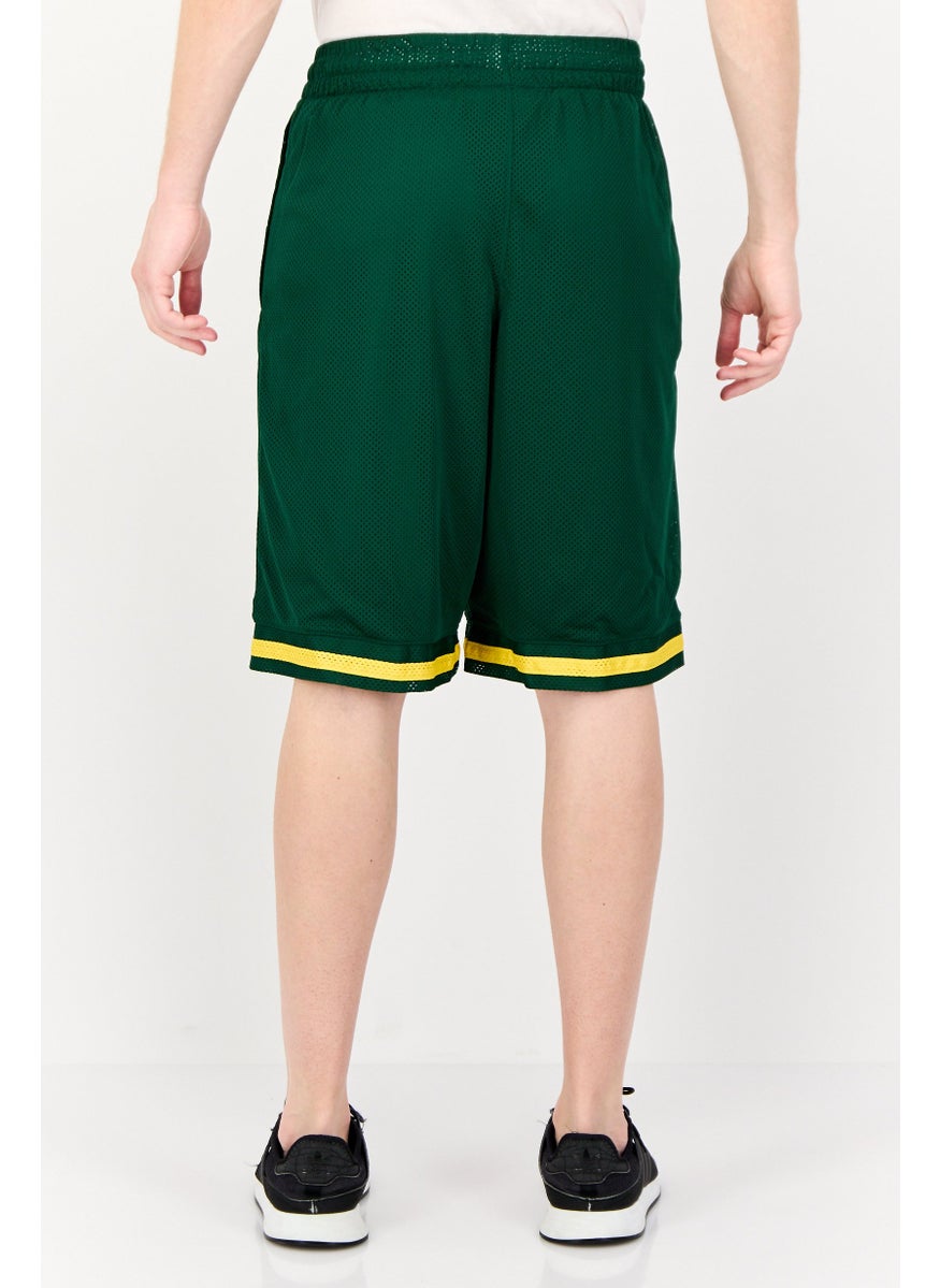 Reebok Men Sportswear Fit Training Shorts, Green  - Image 3