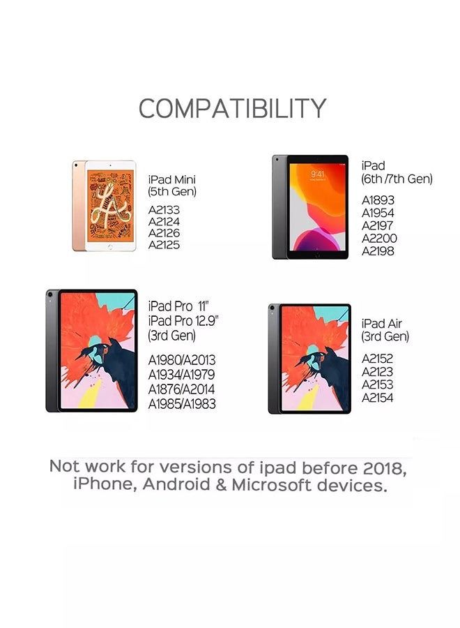 Active Digital Stylus Pen For Apple Ipad 2018 White - Image 3