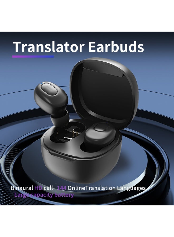 general Smart Translator Earbuds B21 Intelligent Voice Translation Earphones Bluetooth Headphones Wireless Headset Binaural Simultaneous Translation High Accuracy & Fast Translation in 144 Languages Up to 98% Accuracy Simultaneous Interpretation Premium Sound Quality ENC Active Noise Reduction Bluetooth 5.0 Long-lasting Battery - Image 2
