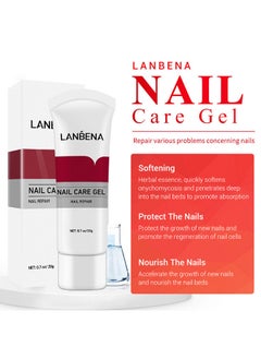 LANBENA Nail Care Gel, Nail Repair, Nail Repair Cream To Restore The Appearance Of Discolored Or Damaged Nails (20g)  - Image 5