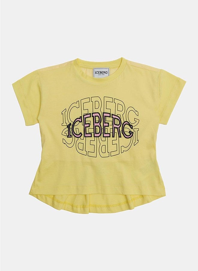 Iceberg Girl Yellow T-Shirt - Image 1