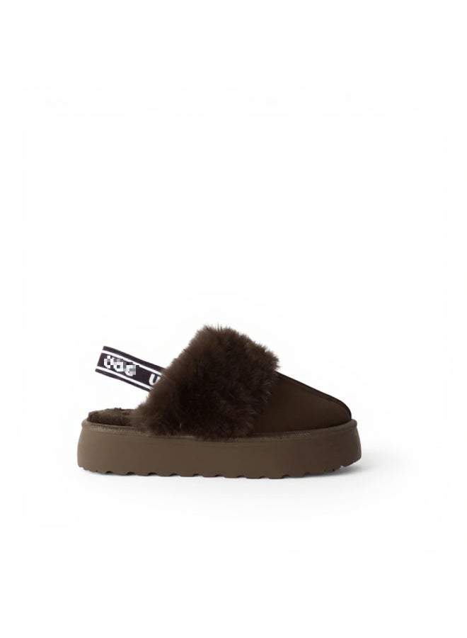 Shoes Suede Elegant Fur AG-1 - Brown - Image 2